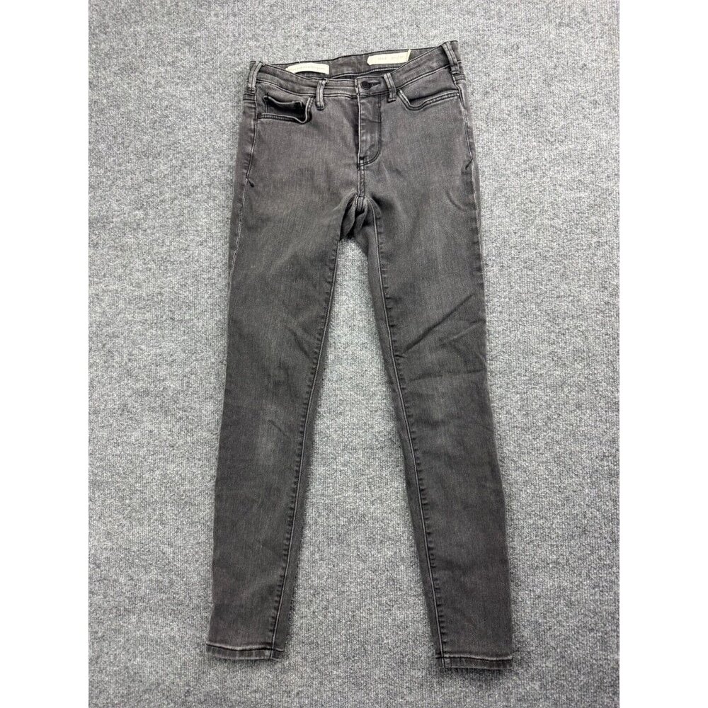 Pilcro And The Letterpress Serif Jeans Womens 27 Gray Skinny Ankle Anthropologie